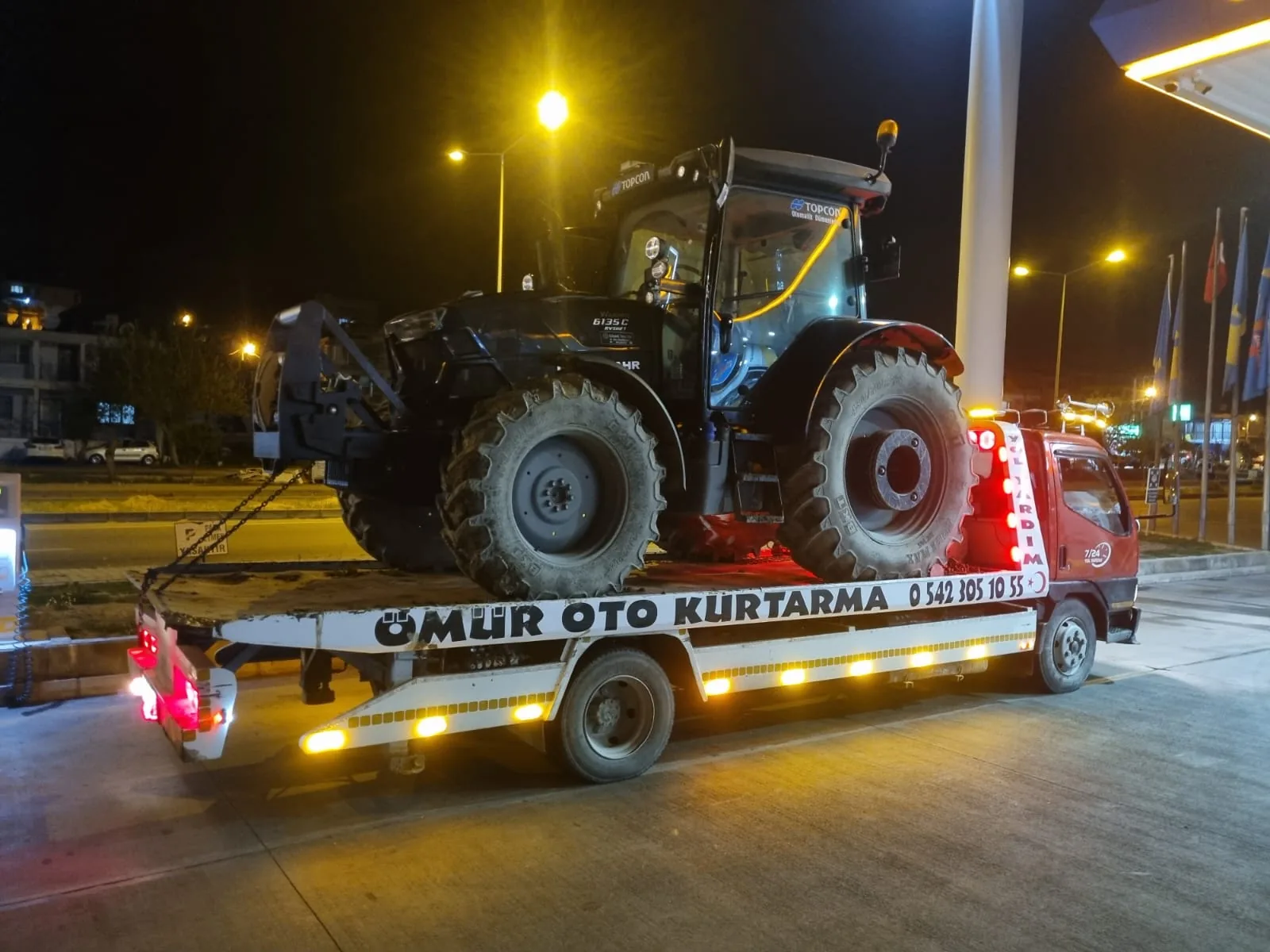 Gece yol yardım ve oto kurtarma hizmeti